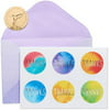 Papyrus Thank You Cards with Envelopes, Tie Dye Dots (14-Count)