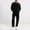 Set-A81Black, variant on Gamivast Men's Velour Tracksuit Hooded Pullover and Sweatpants Set Soft Plush Velvet Outfit for Winter Warm Casual Lounge Sleepwear Home Relaxing Sweatsuit