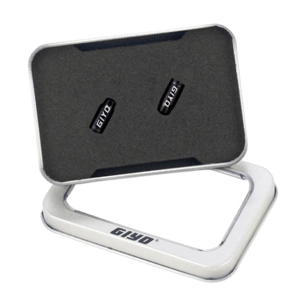 2 tapones para válvulas de bicicletas, tapones para válvulas de neumáticos de bicicletas, tapones para válvulas de neumáticos de bicicletas. AV