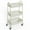 White2, variant on GIANNA 3 - Tier Utility Cart with Wheels, Mobile Shelving Metal Organizer Trolley Rolling Storage Shelves Unit Caster for Snack Narrow Places, Green
