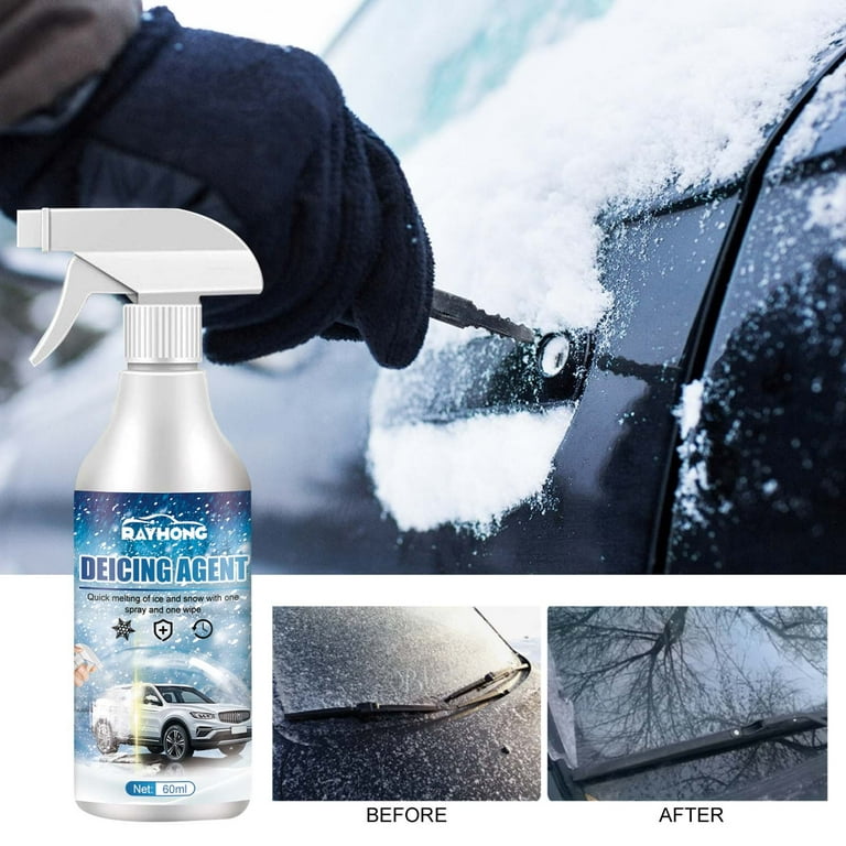  Deicer Spray for Car Windshield,Auto Windshield Deicing Spray,Ice  Remover Melting Spray,Fast Ice & Snow Melting Spray,Defrosting Anti Frost  Spray,Deicing Melting Agent (1pcs) : Automotive