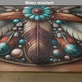 thumbnail image 5 of Ambesonne Rustic Place Mats Set of 4, Southwestern Wreath Ethnic, Standard Size, Turquoise Redbrown and Tan, 5 of 5