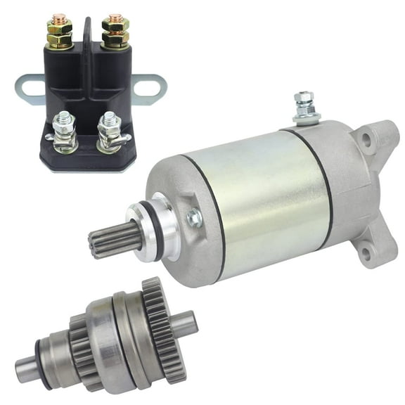 shamofeng Starter & Drive & Relay for Polaris 2005-2006 Sportsman Magnum Scrambler Trail Boss ATP 500 450 400 330| 2004-2006 Ranger 500 425, 3084981/ 18645/ 57-2688/ SMU0061/ 410-54020 495713