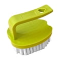 thumbnail image 3 of Vegetable Scrubber Brush- 1 Pack Fruit Brushes,Vegetable Brush Scrubber for Food,Veggie Wash Brush with Stiff Bristles Vegetable Cleaner Brush for Fruits,Potatoes,Carrots & More （Green）, 3 of 7