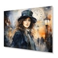 thumbnail image 2 of Designart "Stylish 1900S Modern Portrait I" Fashion Metal Art Living Room, 2 of 5