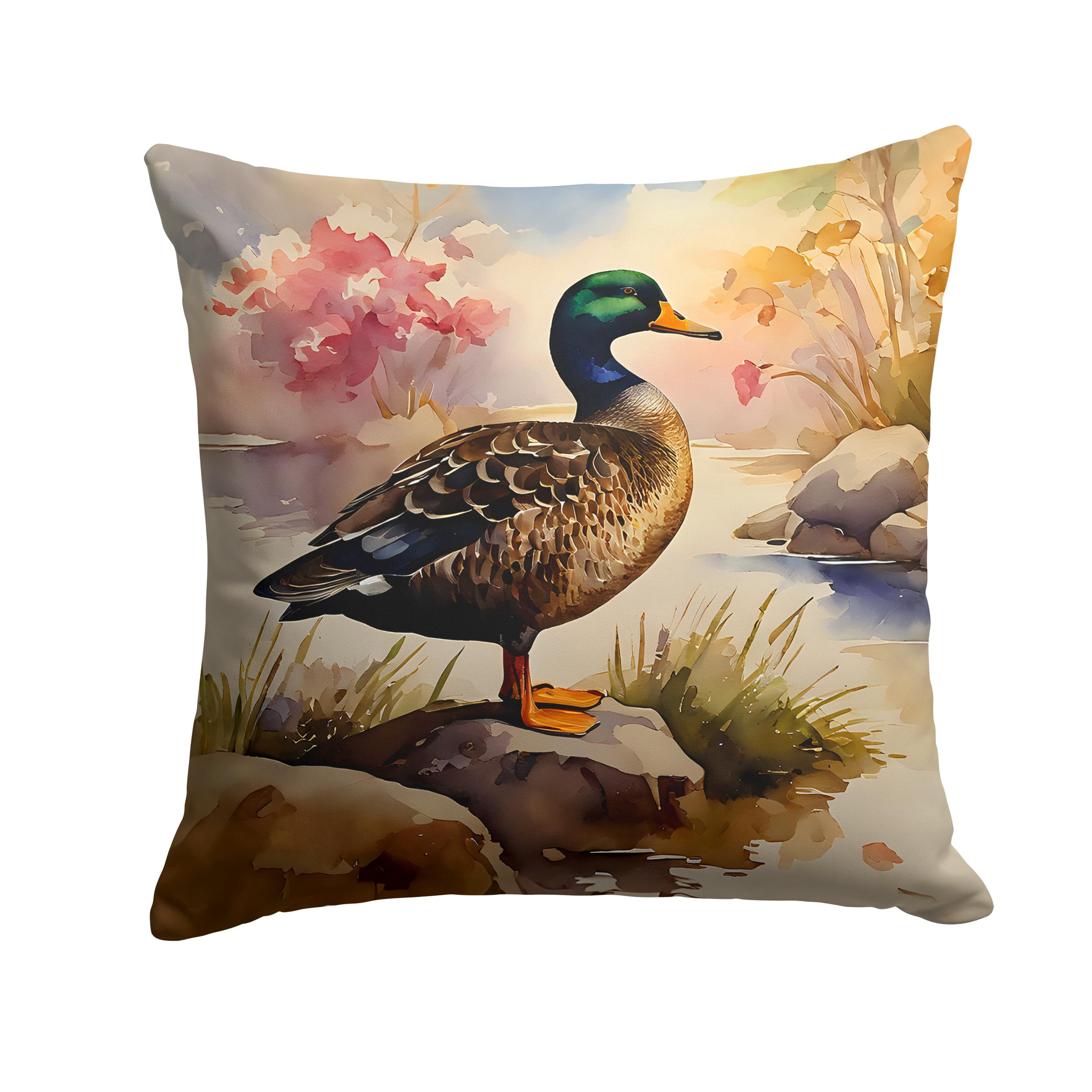 Burrowing Owl Throw Pillow 14 in x 14 in