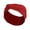 Rose Red, variant on Acrylic Wool Hair Band - Knitted, Elastic & 13 Colors - Warm Headwear for Autumn/Winter Sports/Daily