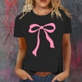 thumbnail image 2 of YDLCAFD Custom T Shirts Front and Back Women's Stylish Printed Crew Neck T Shirt, 2 of 4