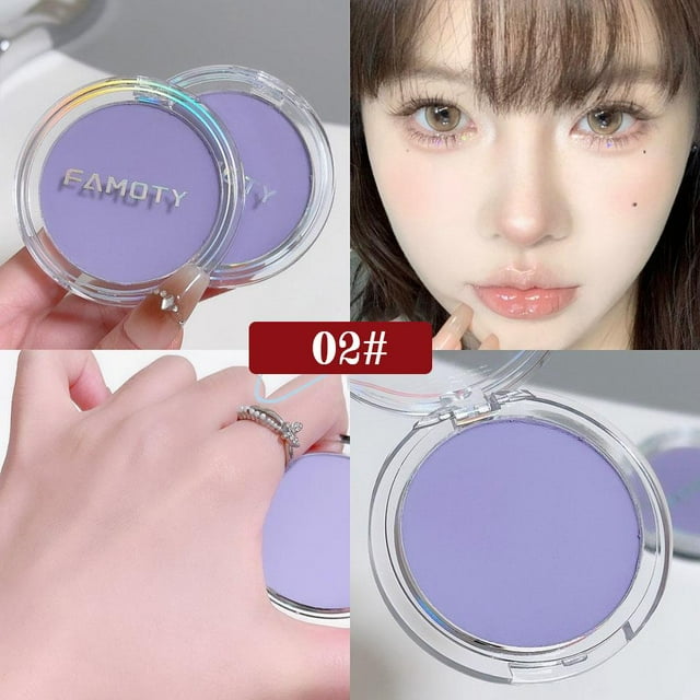 Long-lasting Powder Cake Makeup Clear Powder Waterproof Wet And Dry Face Foundation Powder Cosmetics