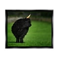 thumbnail image 2 of Stupell Industries Fuzzy Yak Looking Away Lush Grass Field Photograph Metallic Gold Floating Framed Canvas Print Wall Art, Design by James Dobson, 2 of 5
