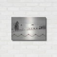thumbnail image 3 of Luxe Metal Art 'Snowy Barn on a Hill' by Lori Deiter, Metal Wall Art, 24"x16", 3 of 8