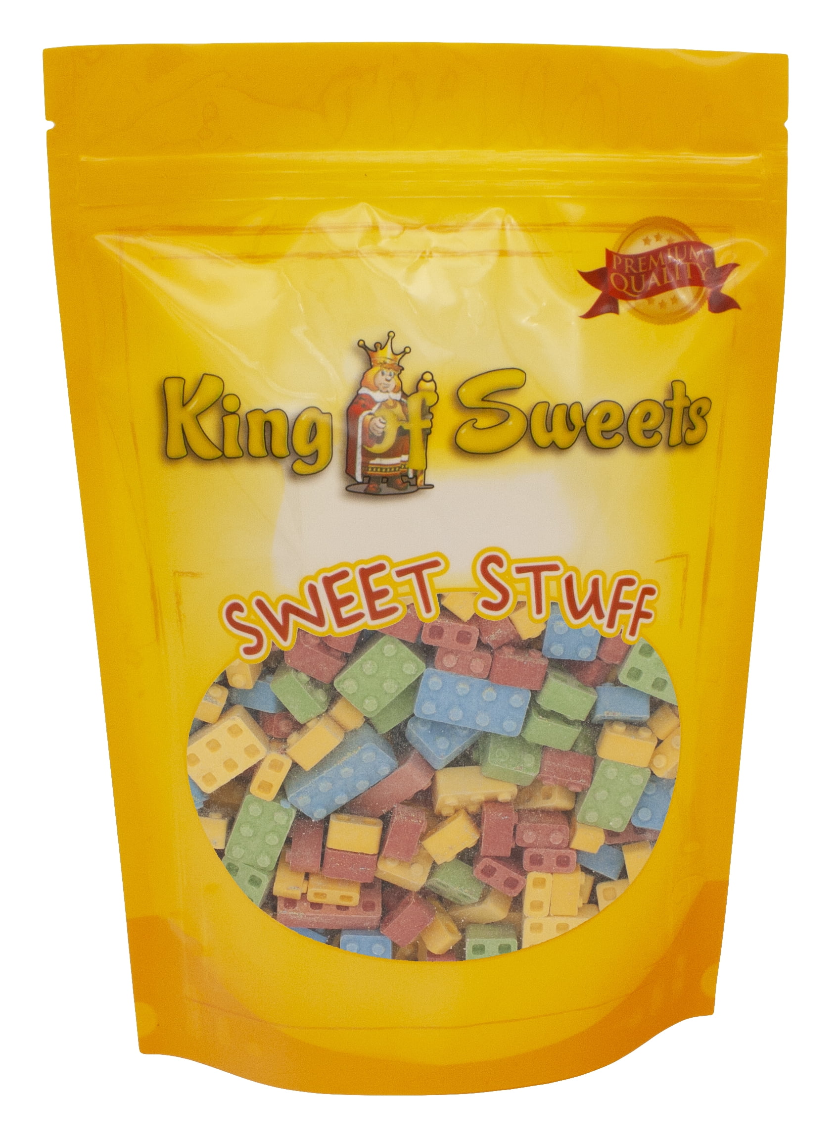 Candy Blox 2 Pounds Nostalgic 90s Candy Mix in a Bulk King of Sweets Bag