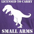 thumbnail image 3 of CafePress - T Rex Small Arms Carry License Dinosaur T Shirt - Men's Classic Graphic Cotton T-Shirt, 3 of 4