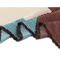 thumbnail image 4 of INSPIRE CHIC Women's Chic Pleated Contrast Color Rhombus Neck Scarf Neckerchief Caramel, 4 of 5