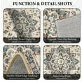 thumbnail image 6 of TECHVIDA Kitchen Rugs 3 Piece Set,Non Slip Machine Washable Kitchen Rug,Boho Vintage Abstract Kitchen Carpet for Hallway Rug, 6 of 9