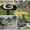 thumbnail image 4 of Garden Edging Borders FT Lawn Edging Kit [Extra Tall IN ] with Spikes Landscape Edging Flexible Garden Borders Mini Plastic Fence for Flowerbeds Grass Yard-, 4 of 7