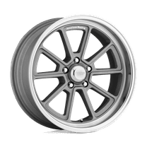 American Racing Vintage Aluminum Rim VN510 DRAFT 18X10in Vintage Silver Diamond Cut Lip Finish, VN51081034412