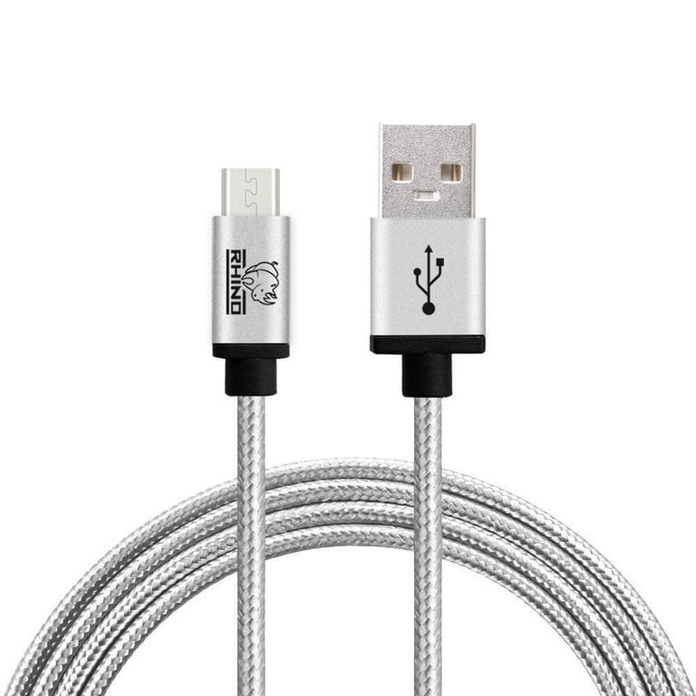 Rhino USB Type C Male to USB Type A Color Paracord Cable -