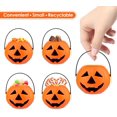 thumbnail image 2 of Paquete de 10 minicubos con forma de calabaza de Halloween, cubos portátiles para dulces de calabaza para niños, calabazas, 2 of 5