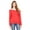 RED, variant on Bella Canvas Ladies' Sponge Fleece Wide Neck Sweatshirt