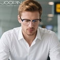thumbnail image 4 of Joopin Photochromic Blue Light Blocking Glasses Semi-rimless Computer Gaming TV Glasses for Men Women UV400 Protection, 4 of 8