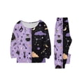 thumbnail image 6 of Halloween Family Matching Pajamas Sets, Halloween Family Daily Leisure Loungewear, Pumpkin Holiday PJS Sleepwear, Seasonal Halloween Party Family for Home Relaxation Casual Wear Indoor, 6 of 7