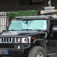 thumbnail image 4 of Front Window Sun Shade for Hummer H2 2003-2009, Front Windshield Sunshade, Sun Visor Blocker, 4 of 9