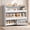 white, variant on Scohul 3-in-1 Toy Storage Organizer with Rolling Bins, 2-Tier Montessori Toddler Bookcase & Kids Toy Box Cabinet with Anti-Tip Kit, White