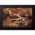 thumbnail image 2 of Russell, Charles Marion 14x11 Black Modern Framed Museum Art Print Titled - Waiting and Mad, 2 of 5