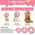 thumbnail image 2 of Cat Cone Collar Soft, Adjustable Donut Cat Recovery Collar for Wound Healing, Prevent Licking Wounds, 2 of 7
