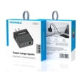 thumbnail image 3 of Cargador Turbo 68W Moreka CC24 3 puertos 22.5W QC 3.0 Negro, 3 of 6