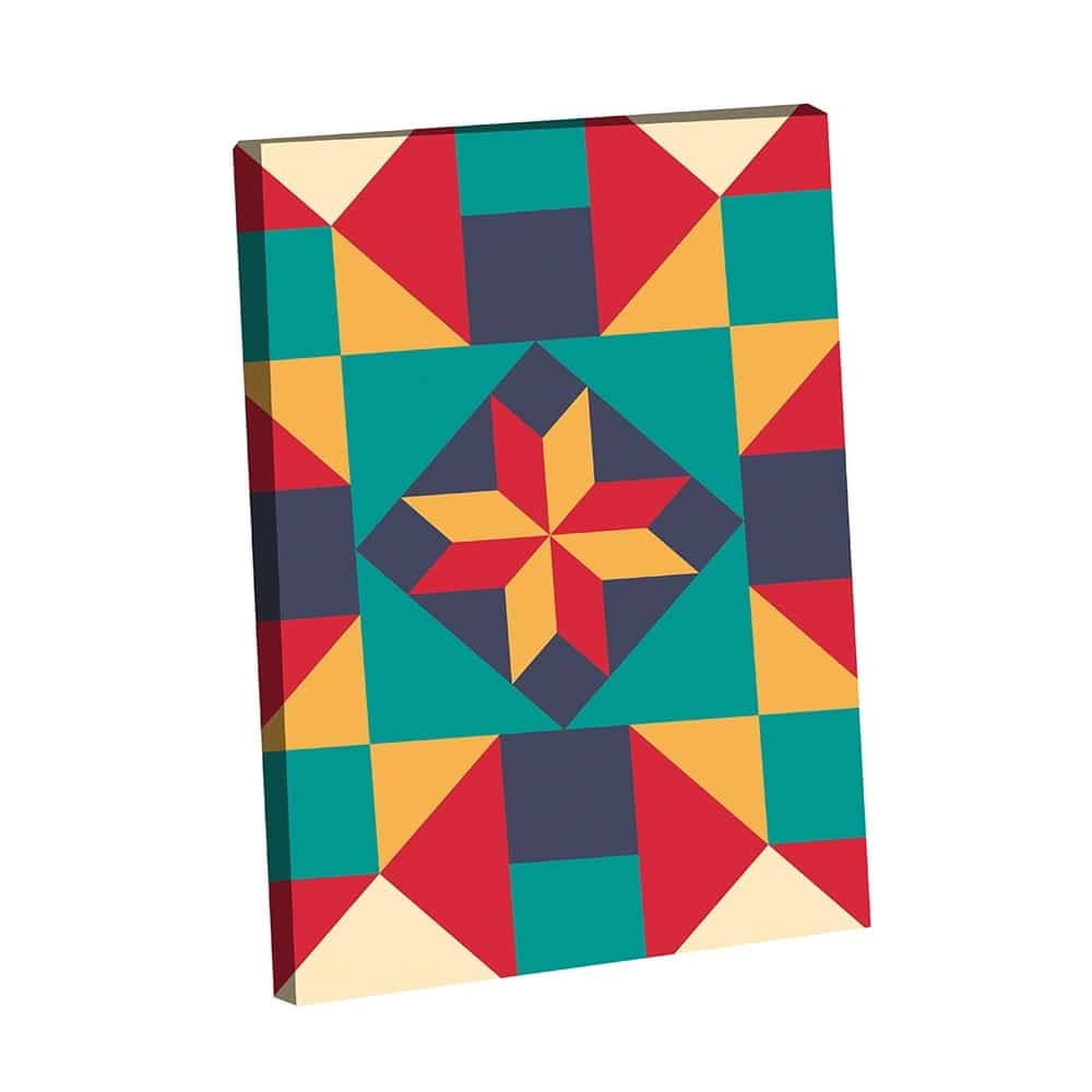 Geometric Deco Design-14"x14" Canvas Artwork 20 x 30