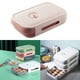 thumbnail image 3 of Caja de almacenamiento de huevos de colorfulland, 1 unidad, organizador de refrigerador, ventilación de refrigerador para 02-rosa, 3 of 9