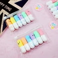 thumbnail image 3 of Luluganb 6 Pieces Cute Mini Highlighter Pen Pastel Color Chisel Tip,Highlighter Marker, 3 of 6