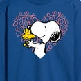 thumbnail image 3 of Peanuts - Snoopy Woodstock Xo Heart - Men's Long Sleeve T-Shirt, 3 of 6