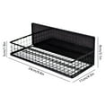 thumbnail image 3 of chaungfeng Magnetic Basket, Magnetic Shelf for Fridge, Magnetic Spice Rack for Refrigerator Magnetic Locker Organizer Holder for Office Kitchen Classroom Storage, Black (D), 3 of 6