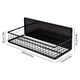 thumbnail image 3 of Organizador de cesta magnética para frigorífico – Estantería de almacenamiento de acero negra, fuerte adhesión, barandillas elevadas, ahorro de espacio para la colada, cocina, oficina, armario, 3 of 6