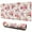Pioneer Flower Floral-1, variant on Long Mouse Pads for Desk,Pioneer Flower Floral Print Pattern Desk Mats on Top Of Desks, Desk Mouse Pad Extra Large with 3mm Non-Slip Base and Stitched Edge for Gaming,Office,Work,Home 31.5"x11.8"