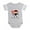 Heather Gray, variant on CafePress - 3 Ninjababy_FINAL - Cute Infant Baby Football Bodysuit