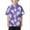 Purple, variant on Hiijoy Toddler Boys Hawaii Beach Button-Down Shirt Short Sleeve Summer Shirt, Sizes 3-13