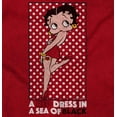 thumbnail image 2 of Betty Boop Cutie Retro Cartoon Cool Women's Graphic T Shirt Tees Brisco Brands S, 2 of 6