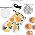 thumbnail image 4 of Citrus Fruit Pattern Print Oven Mitts and Pot Holders Sets 4 Piece Set Kitchen Women Men Cooking Baking Microwave Heat Resistant, 4 of 6