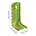 thumbnail image 2 of Qiyester L-Shaped Cat Scratching Board Pet Scratcher Large Lounge Vertical & Horizontal Scratching Post Furniture Protector (Model 2), 2 of 9