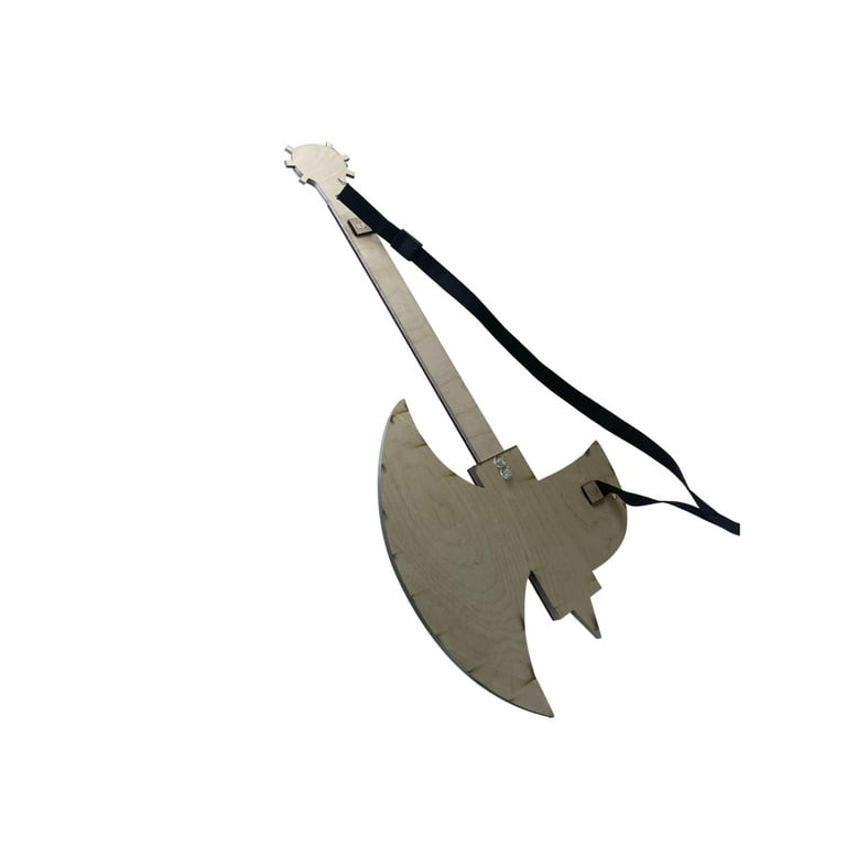 Marshall Lee Axe Guitar – Adventure Time Wooden Cosplay Prop for