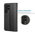 thumbnail image 6 of Galaxy S23 Ultra Case, Samsung Galaxy S23 Ultra Wallet Case, Galaxy S23 Ultra Leather Case, Tekcoo PU Leather Folio Flip Cover Magnetic Closure TPU Shockproof Protective Case Kickstand Strap -Black, 6 of 11