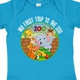 thumbnail image 4 of Inktastic 1st Trip to Zoo Animals Boys or Girls Baby Bodysuit, 4 of 5