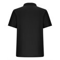 thumbnail image 5 of Men's Waffle Knit Short Sleeve Golf Shirts Quick Dry Moisture Wicking Athletic Tennis T Shirt 3 Button Classic Fit Business Casual Collared Tops Father's Day Gift, 5 of 6
