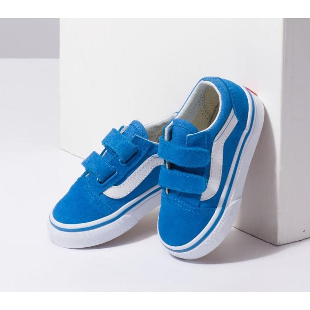 blue vans with hearts