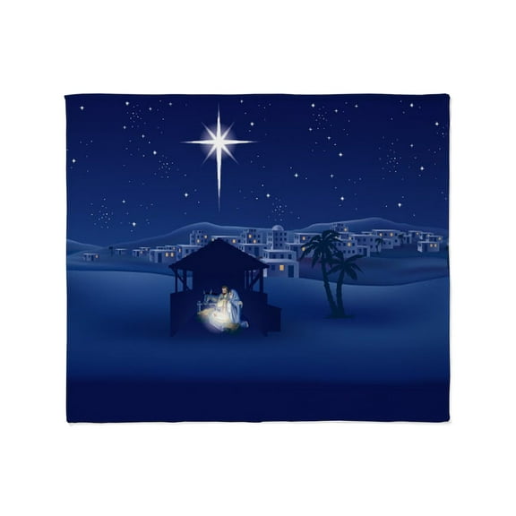 CafePress - NATIVITY Throw Blanket - Soft Fleece Throw Blanket, 50"x60" for All Ages