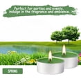 thumbnail image 4 of Paquete de 100 velas perfumadas para aromaterapia primaveral durante 4 horas, 4 of 6